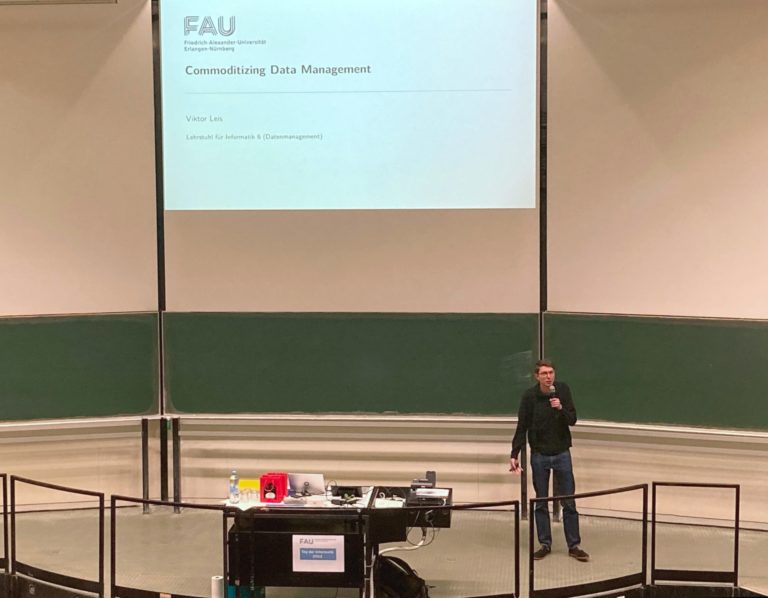 Prof. Dr. Viktor Leis gives inaugural lecture: Commoditizing Data Management